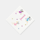 Feen-Erstgeburtstag Serviette (Ecke)