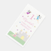 Feen-Erstgeburtstag Serviette (Ecke)