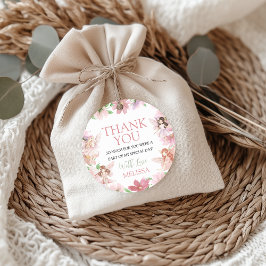 Feen-Erstgeburtstags-Dankeschön-Anhänger Geschenkanhänger