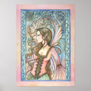 Feen Fantasy Kunstposter Druck von Molly Harrison Poster