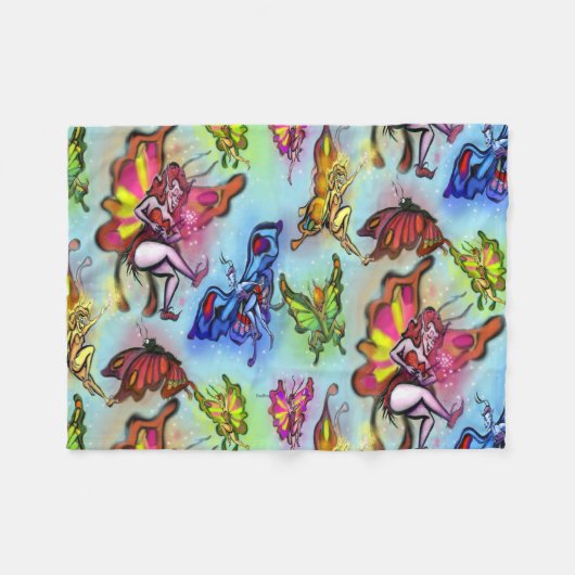 Feen Fleece Blanket (Vorderseite (Horizontal))