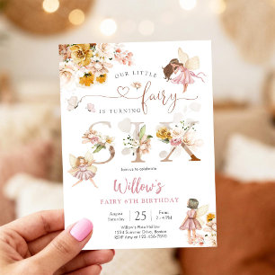 Feen-Geburtstagseinladung Mädchen Einladung