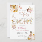 Feen-Geburtstagseinladung Mädchen Einladung (Vorderseite)