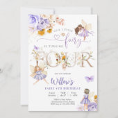 Feen-Geburtstagseinladung Mädchen Einladung (Vorderseite)