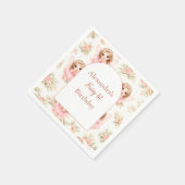 Feen-Geburtstagskind 1 Jahr alt Serviette (Ecke)