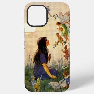 Feen-Geheimnisse - Antike Postkarte iPhone 12 Pro Max Hülle