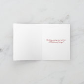 Feen-Geschenkaustausch-Weihnachtskarte Feiertagskarte (Innenseite)