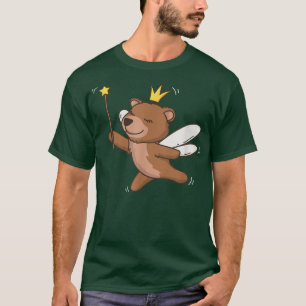 Feen-Grizzlybär-Wildtier-Mystik-Tier-Fee T-Shirt