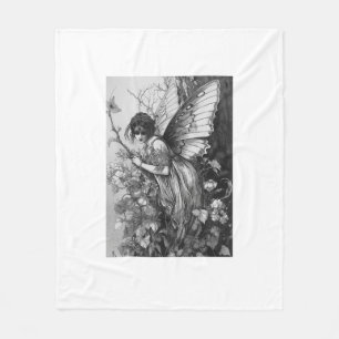 Feen-Grunge-Goblincore-Cottagecore-Feenzauber Laun Fleecedecke