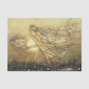 „Feen im Kensington Garden“ von Arthur Rackham Seidenpapier
