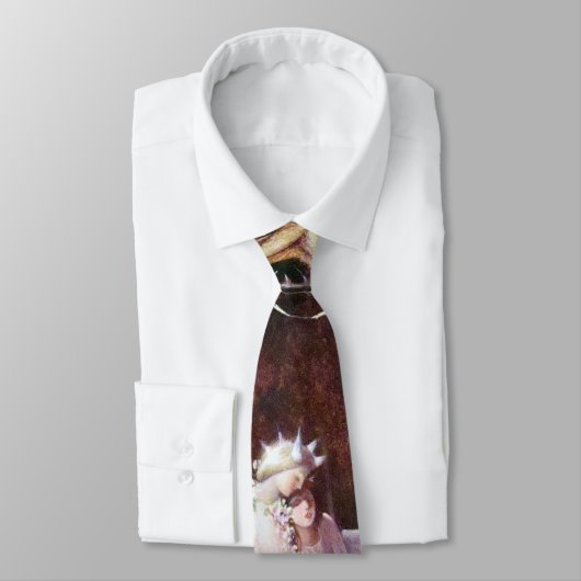 Feen in einem Vogelnest, John Anster Fitzgerald Krawatte (Gebunden)