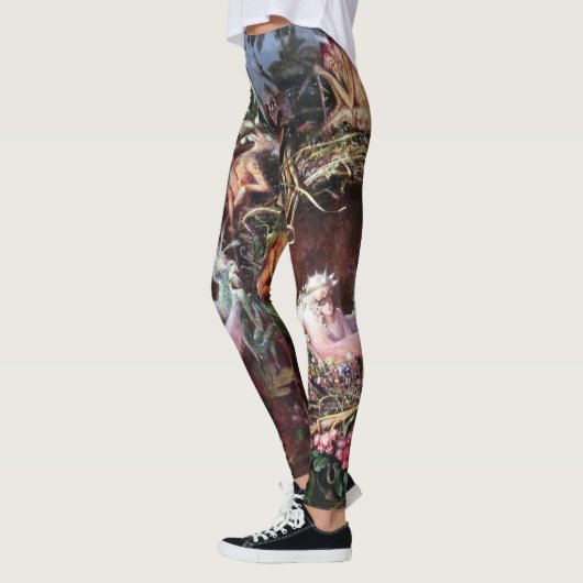 Feen in einem Vogelnest, John Anster Fitzgerald Leggings (Links)