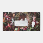 Feen in einem Vogelnest, John Anster Fitzgerald Schreibtischunterlage (Tastatur & Maus)