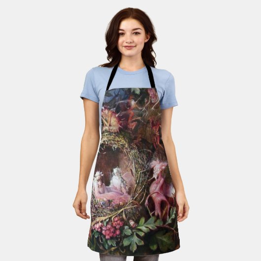 Feen in einem Vogelnest, John Anster Fitzgerald Schürze (Getragen)