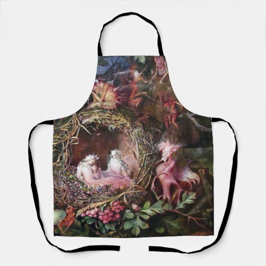 Feen in einem Vogelnest, John Anster Fitzgerald Schürze (Vorderseite)