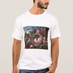 Feen in einem Vogelnest, John Anster Fitzgerald T-Shirt
