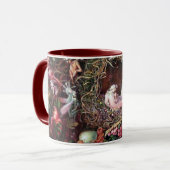 Feen in einem Vogelnest, John Anster Fitzgerald Tasse (Vorderseite Links)