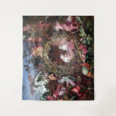 Feen in einem Vogelnest, John Anster Fitzgerald Wandteppich (Vorderseite)