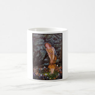 Feen in einer Mittsommernacht im Mädchen-Traum Kaffeetasse