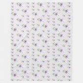 Feen in meinem Garten Fleecedecke (Vorderseite)