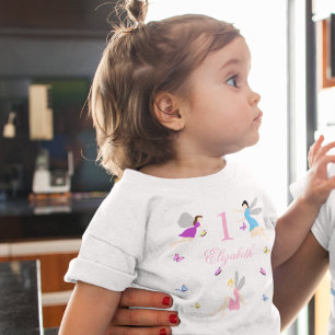 Feen-Kind zum ersten Geburtstag Baby T-shirt