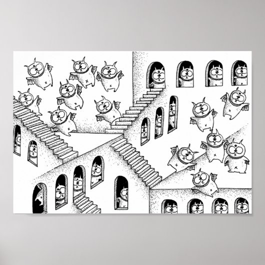Feen-Labyrinth-Korridor. Poster (Vorne)