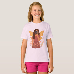 Feen-Mädchen-Selfie-Ästhetik-Aufkleber T-Shirt