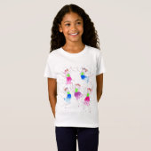 'Feen' Mädchen T-Shirt (Vorne ganz)