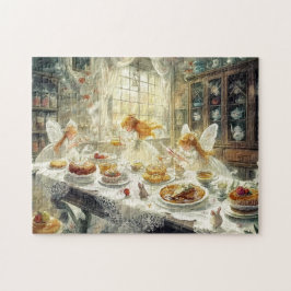 Feen-Magie-Teeparty Frühling Küche Backzeit Puzzle