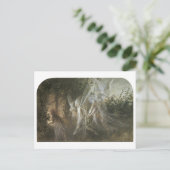 Feen mit Blick auf einen gotischen Bogen von 1864 Postkarte (Stehend Vorderseite)