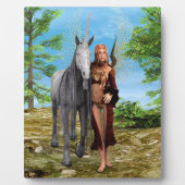 Feen mit Einhorn Fotoplatte (Vorderseite)