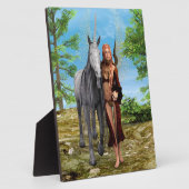Feen mit Einhorn Fotoplatte (Seite)
