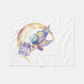 Feen-Mond-Weich-Babydecke Fleecedecke (Vorderseite (Horizontal))