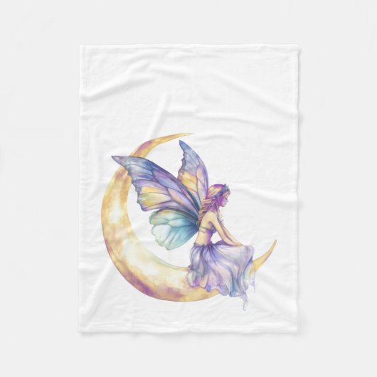 Feen-Mond-Weich-Babydecke Fleecedecke (Vorderseite)
