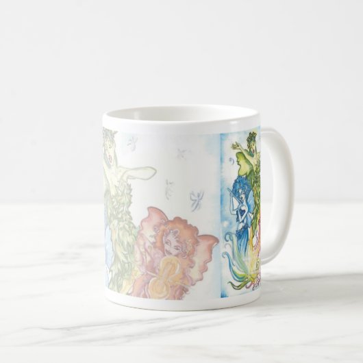 Feen-Musik Kaffeetasse (VorderseiteRechts)