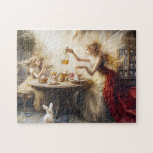 Feen-Oster-Teeparty Honig & Hasen Frühling Magie Puzzle