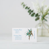 Feen-Paar-Geschäfts-Karten Visitenkarte (Stehend Vorderseite)