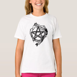 Feen-Pentagramm-Damen-Shirt T-Shirt