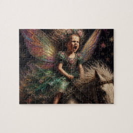 Feen reiten auf ihrem Pony Puzzle