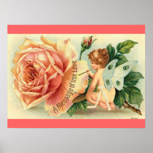 Feen-Rosen-Plakat Poster