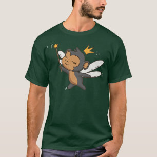 Feen Schimpanse Wildlife Mystische Tier Schimpanse T-Shirt