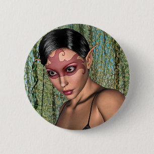 Feen-Schmetterling Button