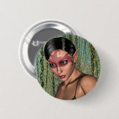 Feen-Schmetterling Button (Vorne & Hinten)