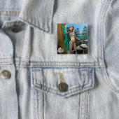 Feen-Schmetterling Button (Beispiel)