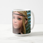 Feen-Schmetterling Kaffeetasse (VorderseiteRechts)