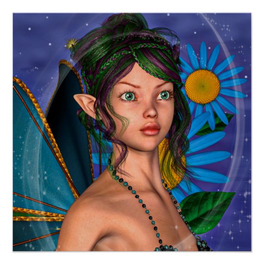Feen-Schmetterling Poster (Vorderseite)