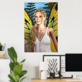 Feen-Schmetterling Poster (Heimbüro)