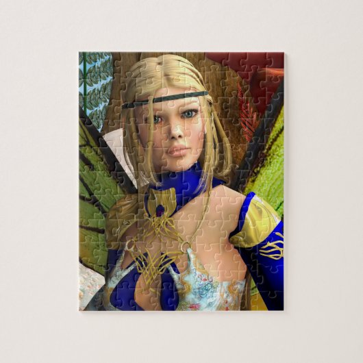 Feen-Schmetterling Puzzle (Vertikal)