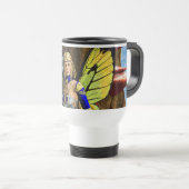 Feen-Schmetterling Reisebecher (VorderseiteRechts)