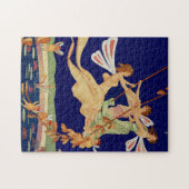 "Feen schwingen" Puzzlen mit Kasten Puzzle (Horizontal)